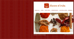 Desktop Screenshot of flavors-india.com